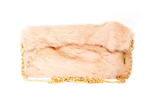 Pink Fur Purse