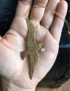 Pájaro Brass Ornament