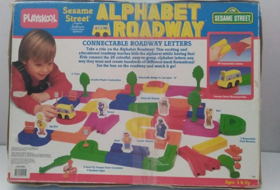 Playskool Sesame Street Alphabet Roadway