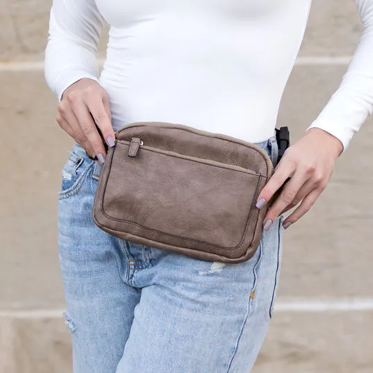 Presly Vegan Leather Everywhere Sling Crossbody Belt Bum Fanny Waist Bag