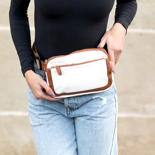Presly Vegan Leather Everywhere Sling Crossbody Belt Bum Fanny Waist Bag