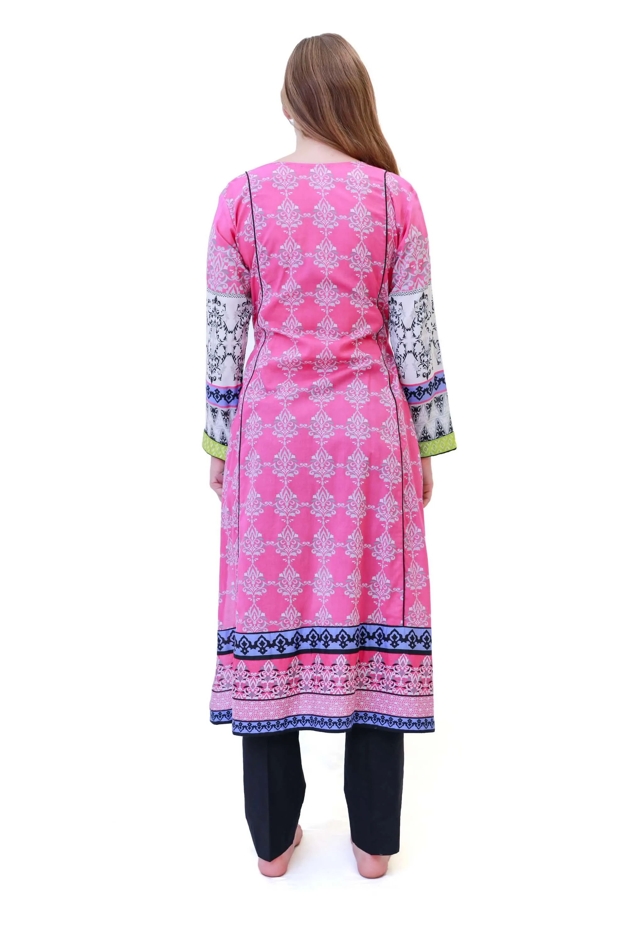 Purple Cotton Salwar Kameez - Suit