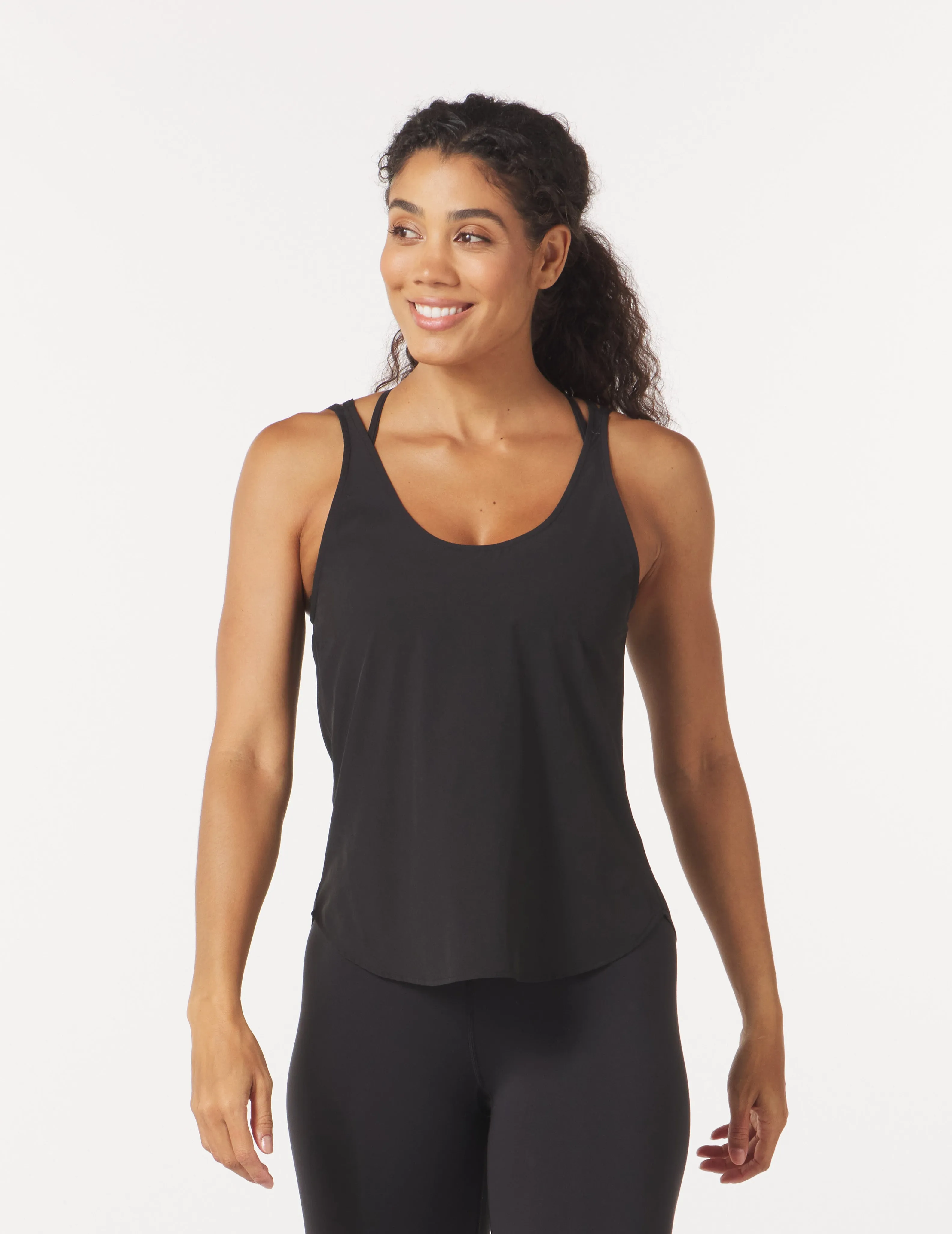 Pyramid Tank: Black