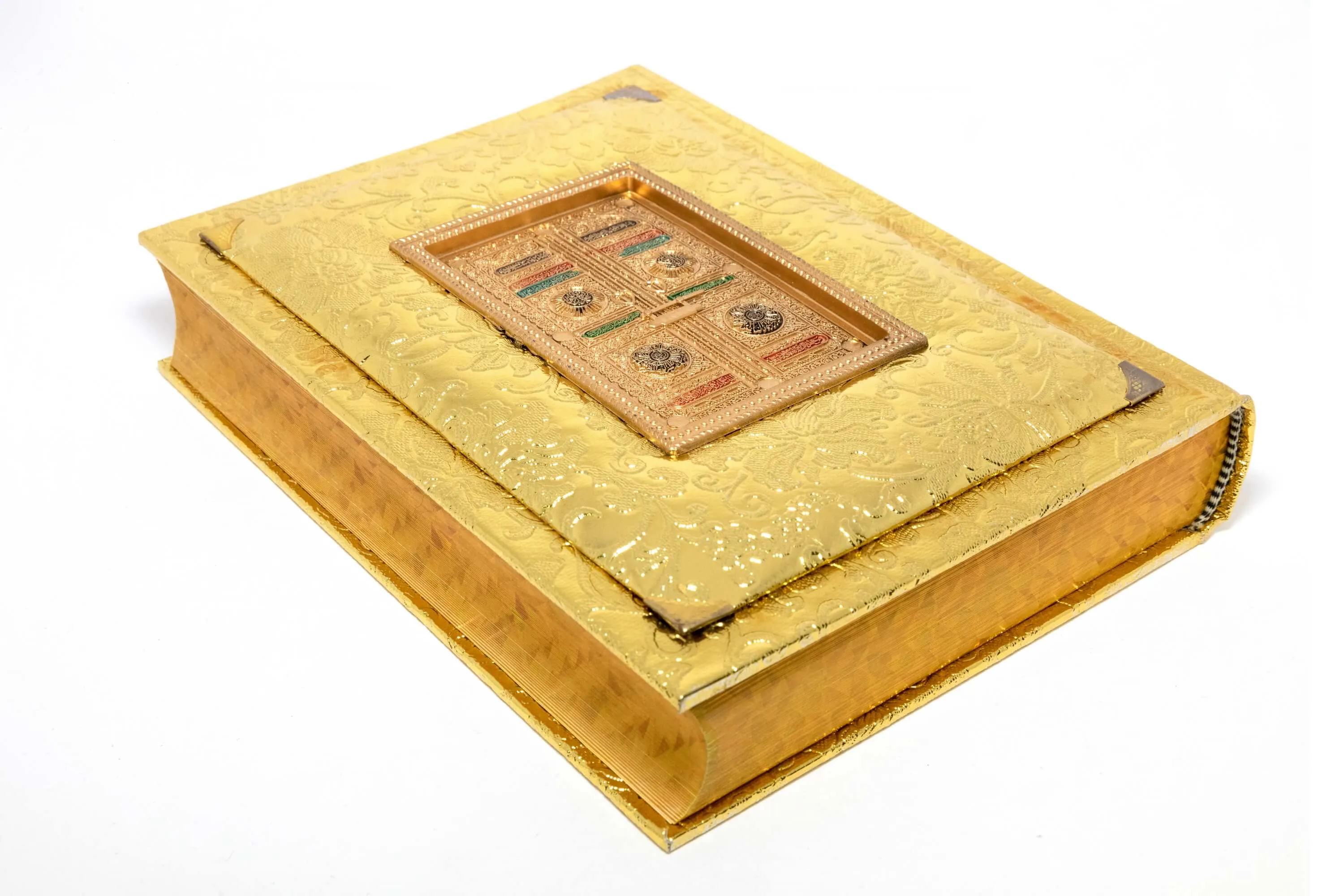 Qur'an with Gold Bookcase