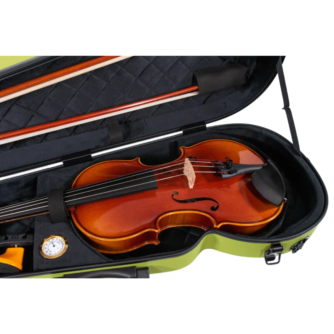 RAAN Shaped Violin Case Matcha Green 1/4-1/2