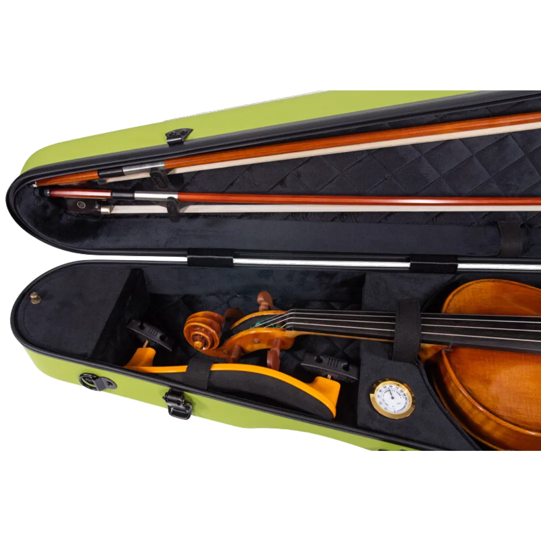 RAAN Shaped Violin Case Matcha Green 1/4-1/2