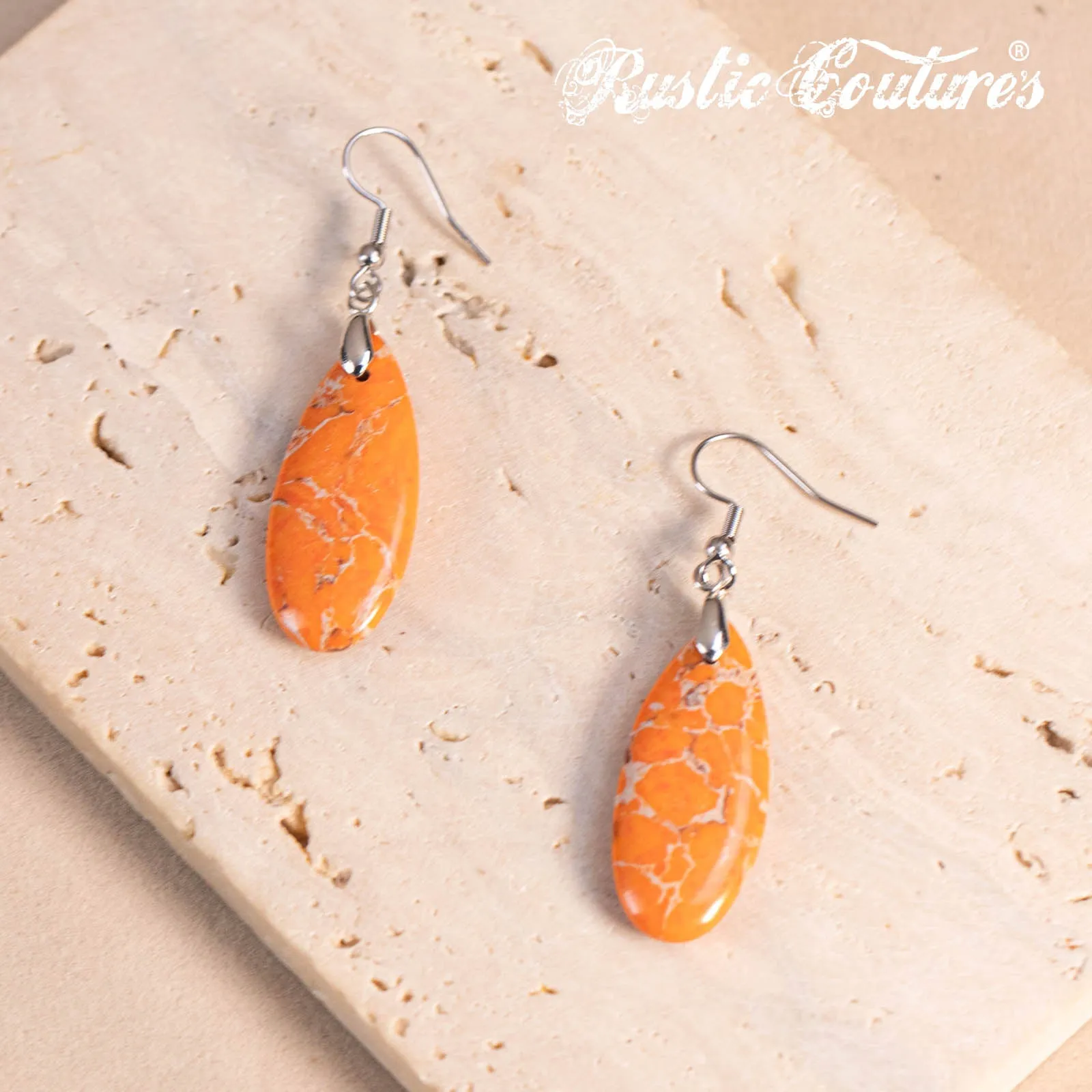 RCE-1133   Rustic Couture's Bohemian Tear Drop Earing
