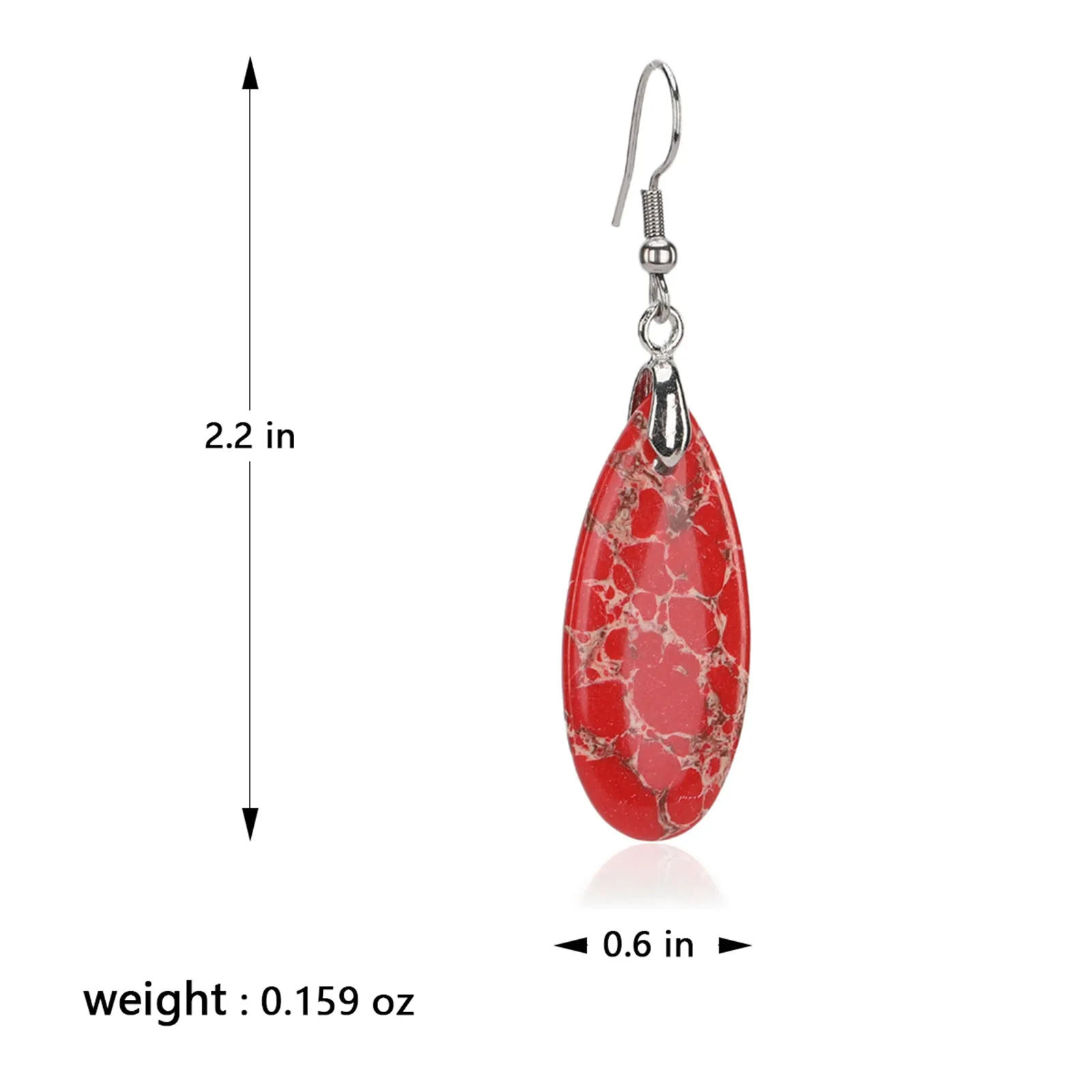 RCE-1133   Rustic Couture's Bohemian Tear Drop Earing