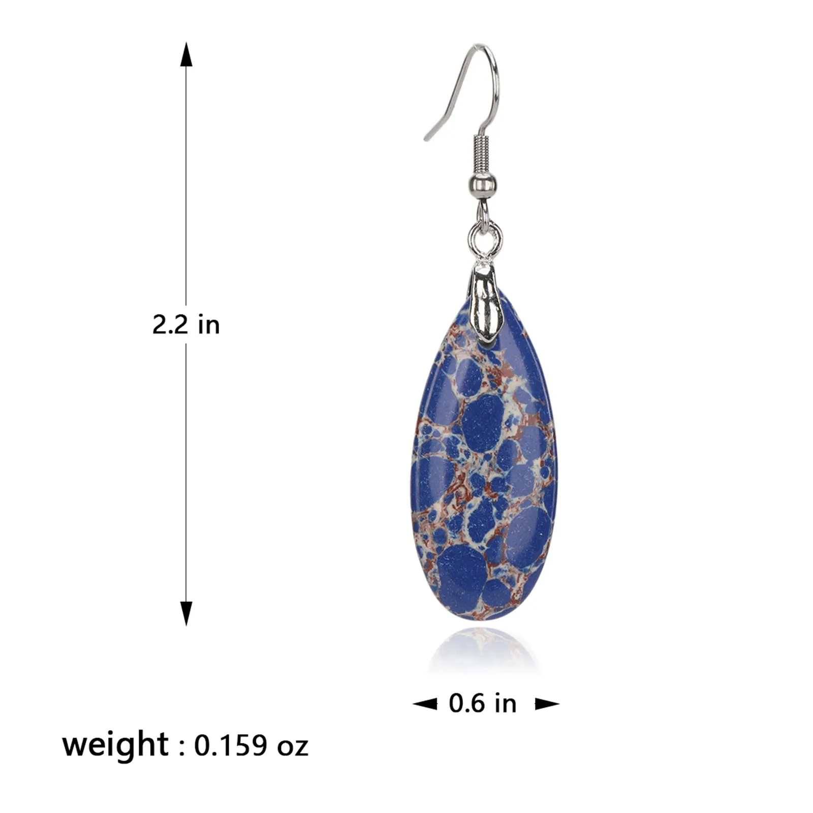 RCE-1133   Rustic Couture's Bohemian Tear Drop Earing