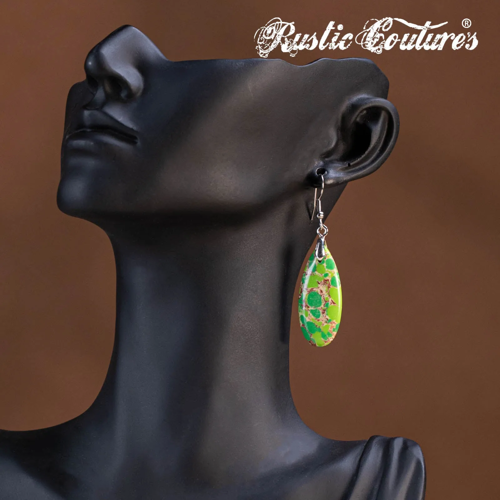 RCE-1133   Rustic Couture's Bohemian Tear Drop Earing