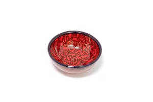 Red & Black Turkish Ceramic Bowl