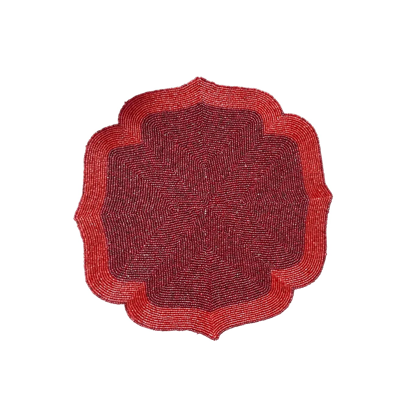 Red Taj Beaded Arch Placemat