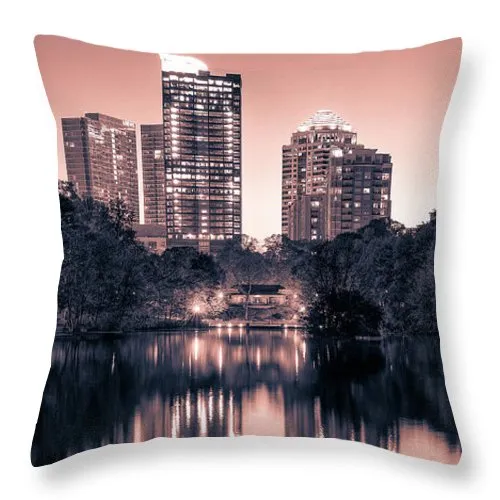 Reflecting Atlanta - Throw Pillow