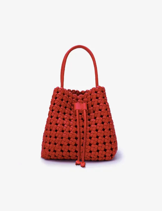 REMI/REID PERRIE BUCKET MINI WOVEN SQUARE