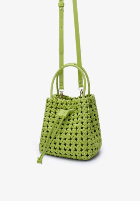 REMI/REID PERRIE BUCKET MINI WOVEN SQUARE