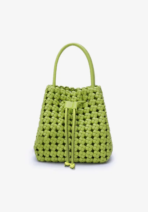 REMI/REID PERRIE BUCKET MINI WOVEN SQUARE