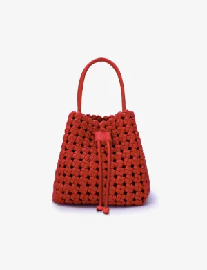 REMI/REID PERRIE BUCKET MINI WOVEN SQUARE