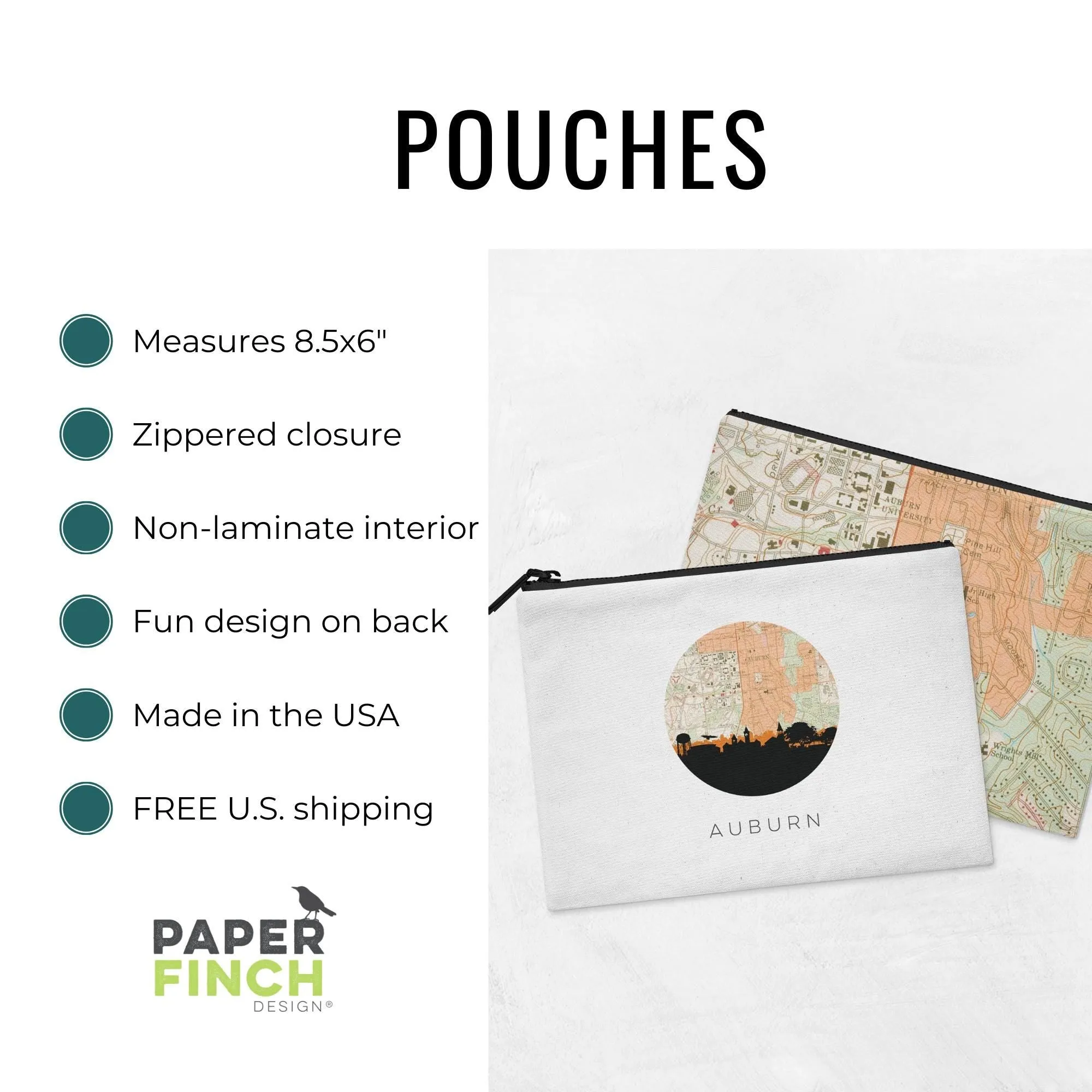 Retro Cowgirl Pouch - Zippered accessory with a playful cowgirl and chic cowhide pattern, the ultimate gift for sassy souls!