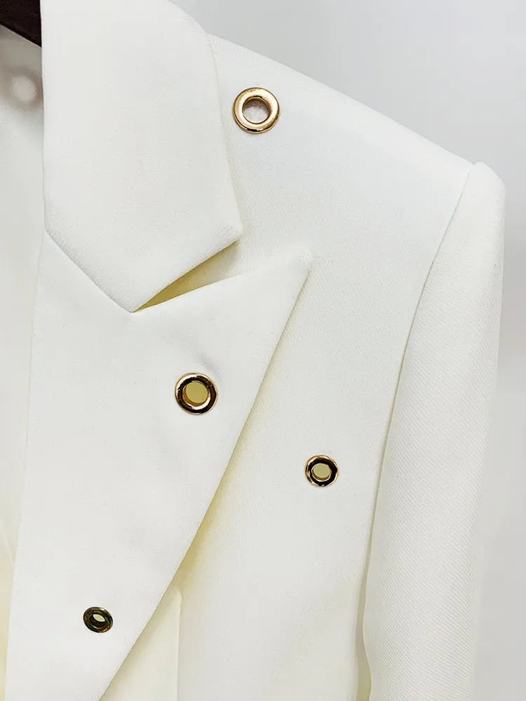 Rivet Eyelet Lapel  Set