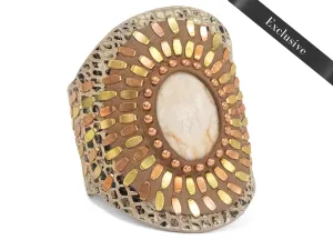 Rocal Semi-precious Riverstone Cuff