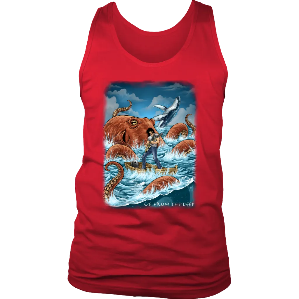 Rock and Roll T-shirt, Gift for Music Lover, Rock and Roll Fan shirt, Present for Musician, Octopus Guitar Shirt