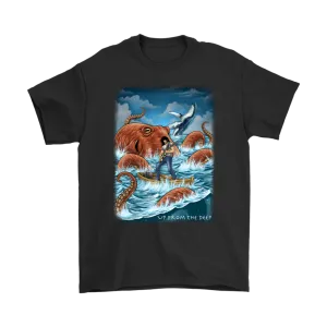 Rock and Roll T-shirt, Gift for Music Lover, Rock and Roll Fan shirt, Present for Musician, Octopus Guitar Shirt