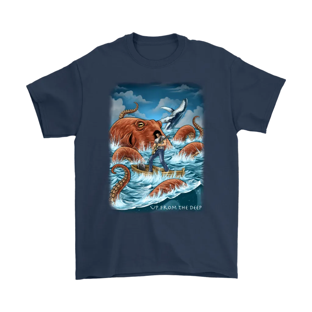 Rock and Roll T-shirt, Gift for Music Lover, Rock and Roll Fan shirt, Present for Musician, Octopus Guitar Shirt