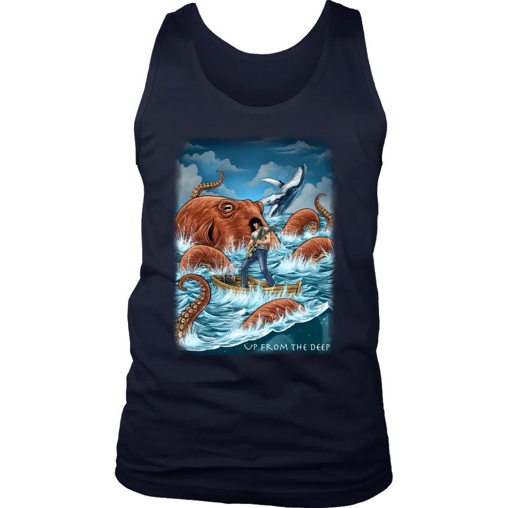Rock and Roll T-shirt, Gift for Music Lover, Rock and Roll Fan shirt, Present for Musician, Octopus Guitar Shirt