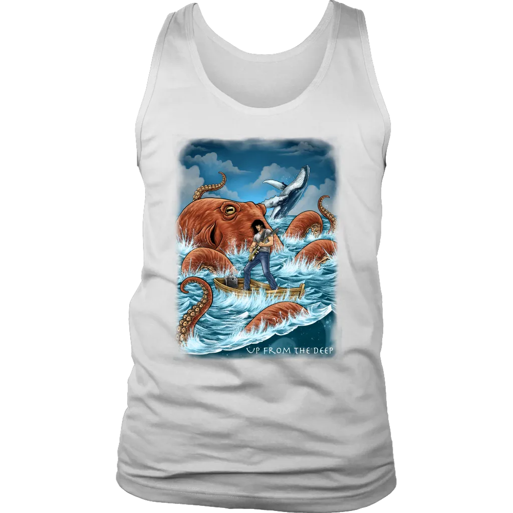 Rock and Roll T-shirt, Gift for Music Lover, Rock and Roll Fan shirt, Present for Musician, Octopus Guitar Shirt