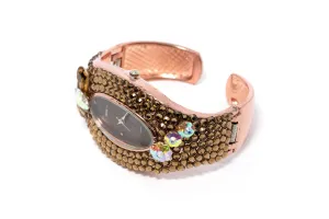 Rose Gold Geneva Watch - Jewelry