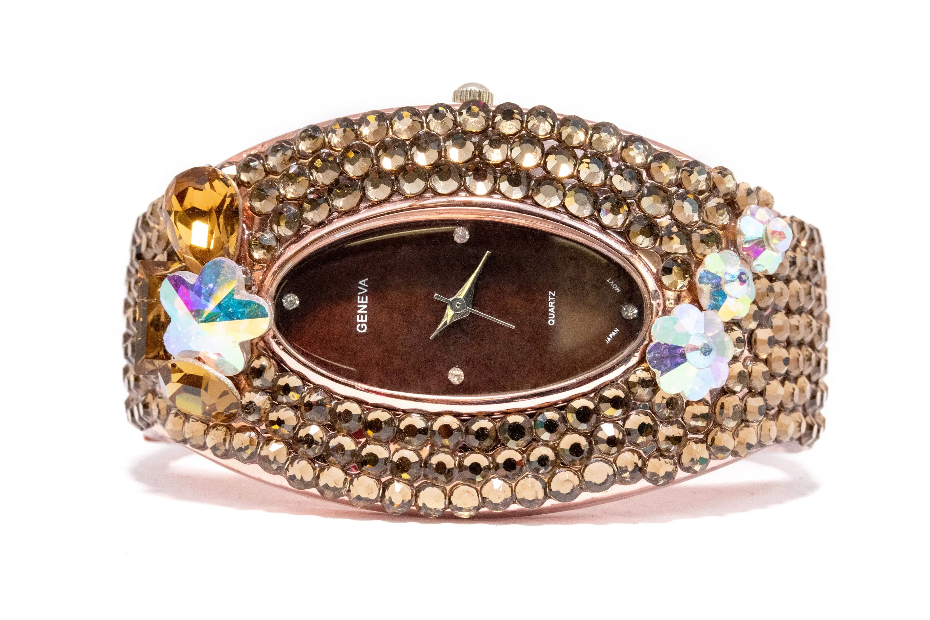 Rose Gold Geneva Watch - Jewelry