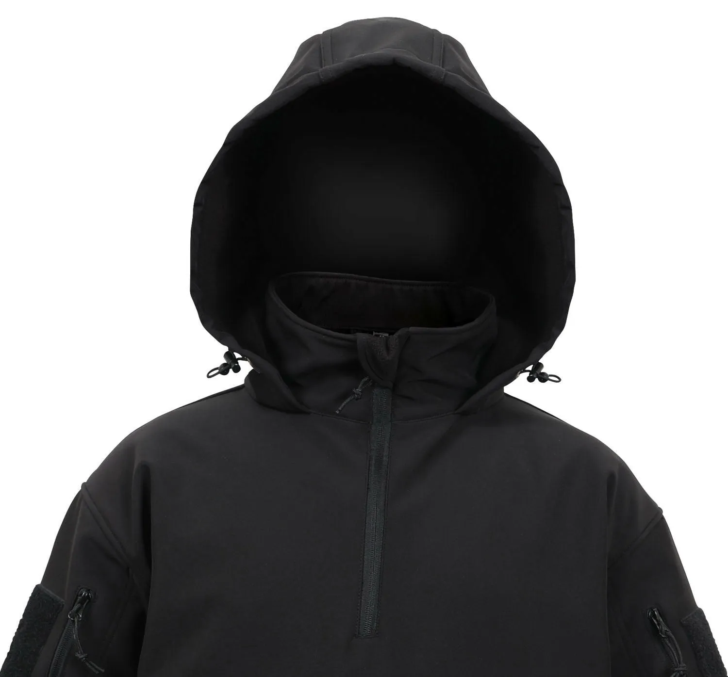 Rothco Concealed Carry Soft Shell Anorak - Black