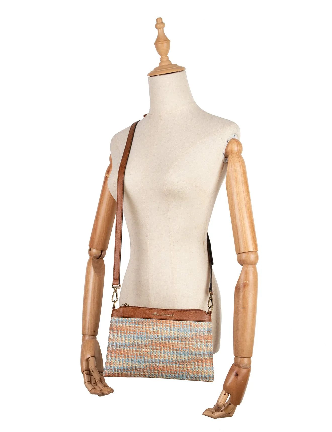 SAMANTHA VEGAN FLORAL XBODY BAG- XB-2324