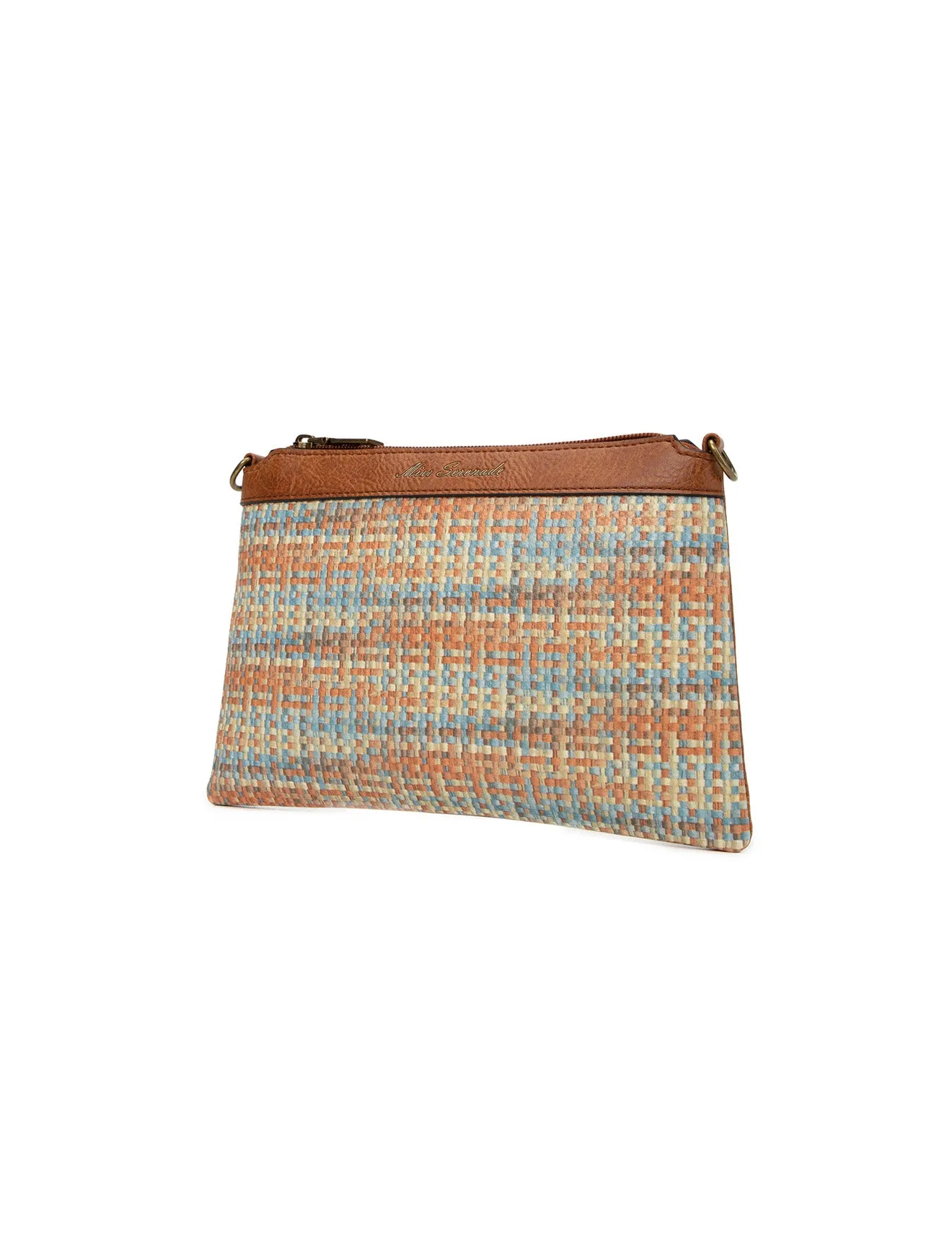 SAMANTHA VEGAN FLORAL XBODY BAG- XB-2324
