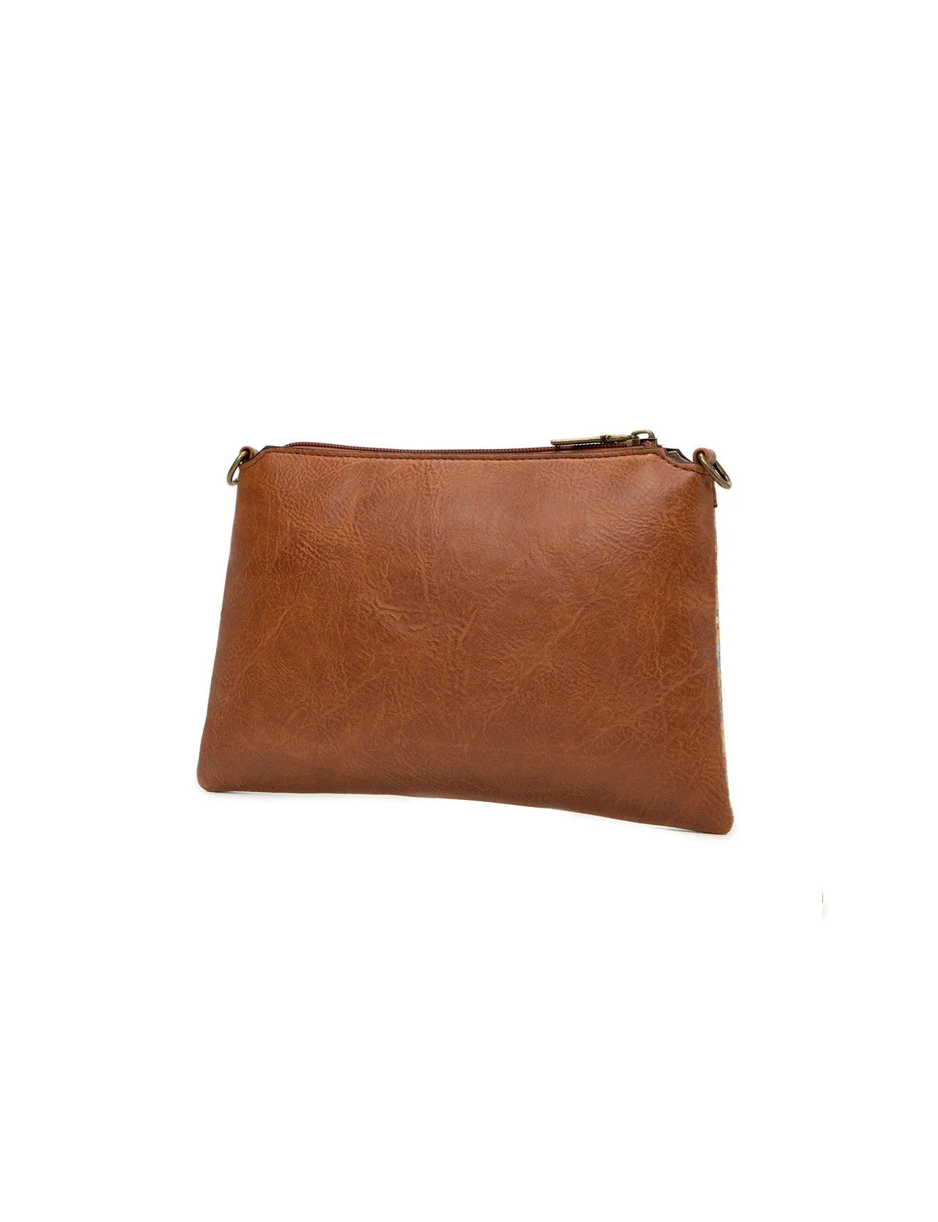 SAMANTHA VEGAN FLORAL XBODY BAG- XB-2324