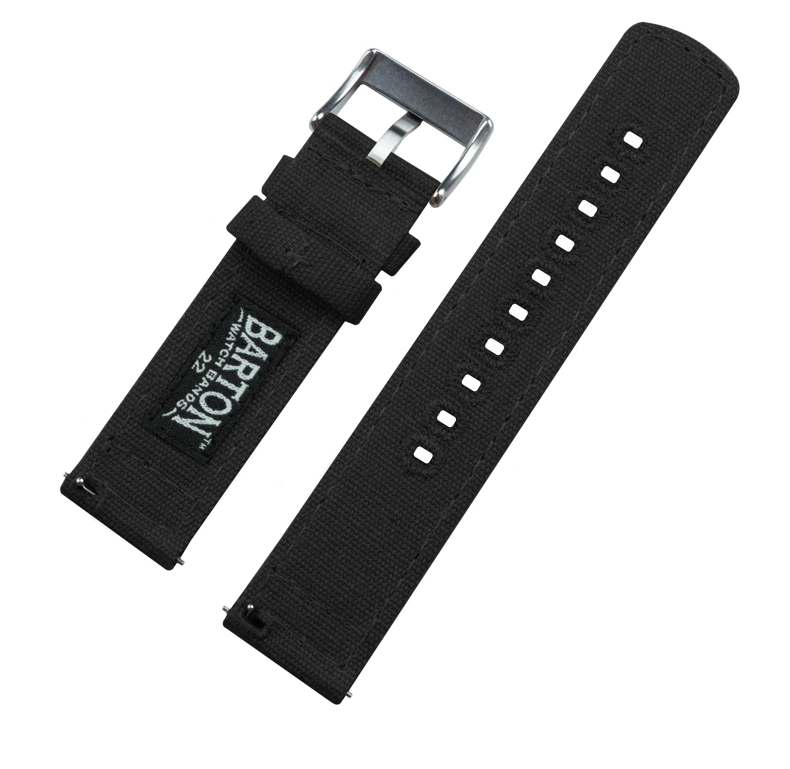 Samsung Galaxy Watch4 Black Canvas Watch Band