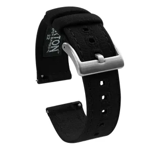 Samsung Galaxy Watch5 Black Canvas Watch Band