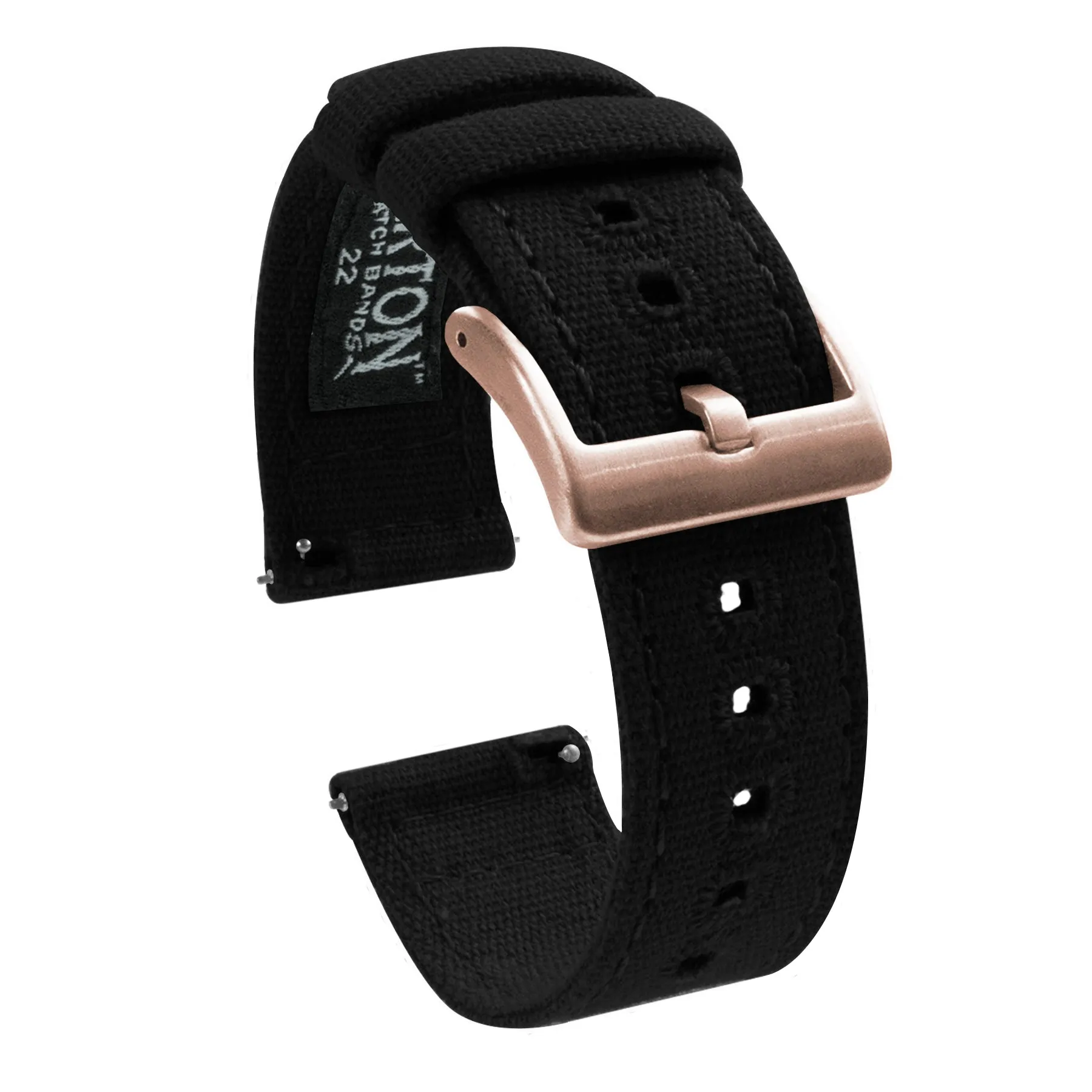 Samsung Galaxy Watch5 Black Canvas Watch Band