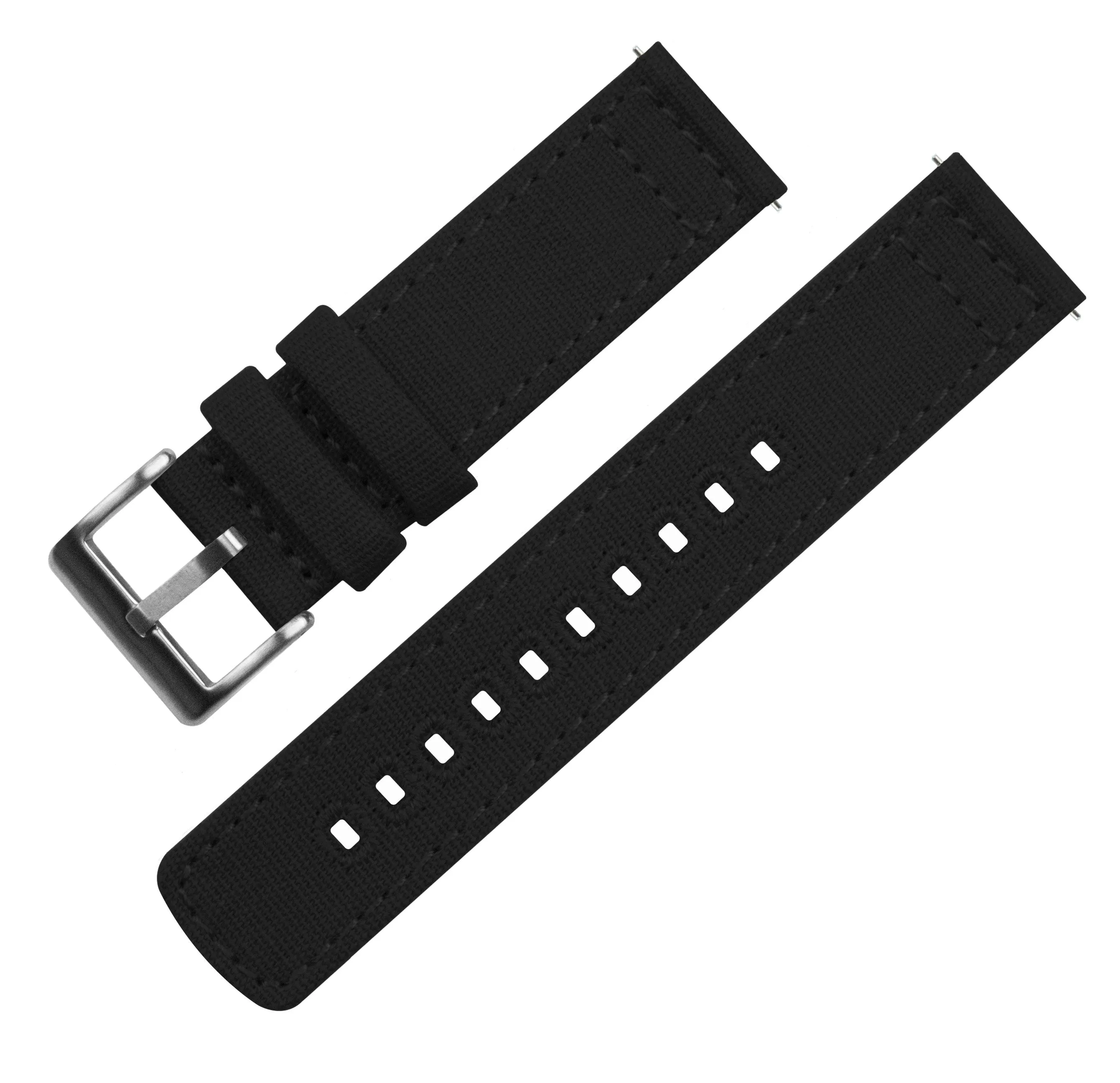 Samsung Galaxy Watch5 Black Canvas Watch Band