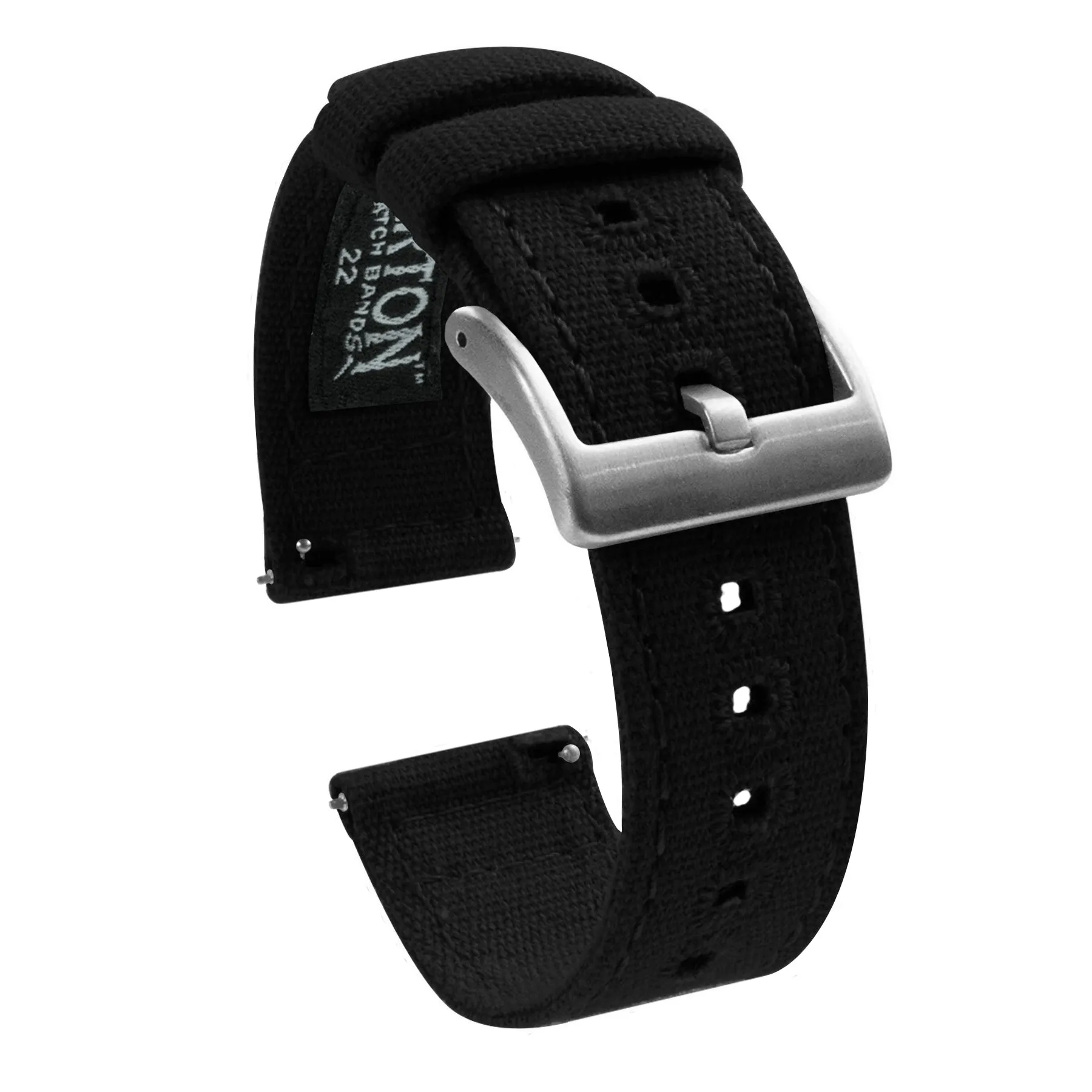Samsung Galaxy Watch5 Black Canvas Watch Band