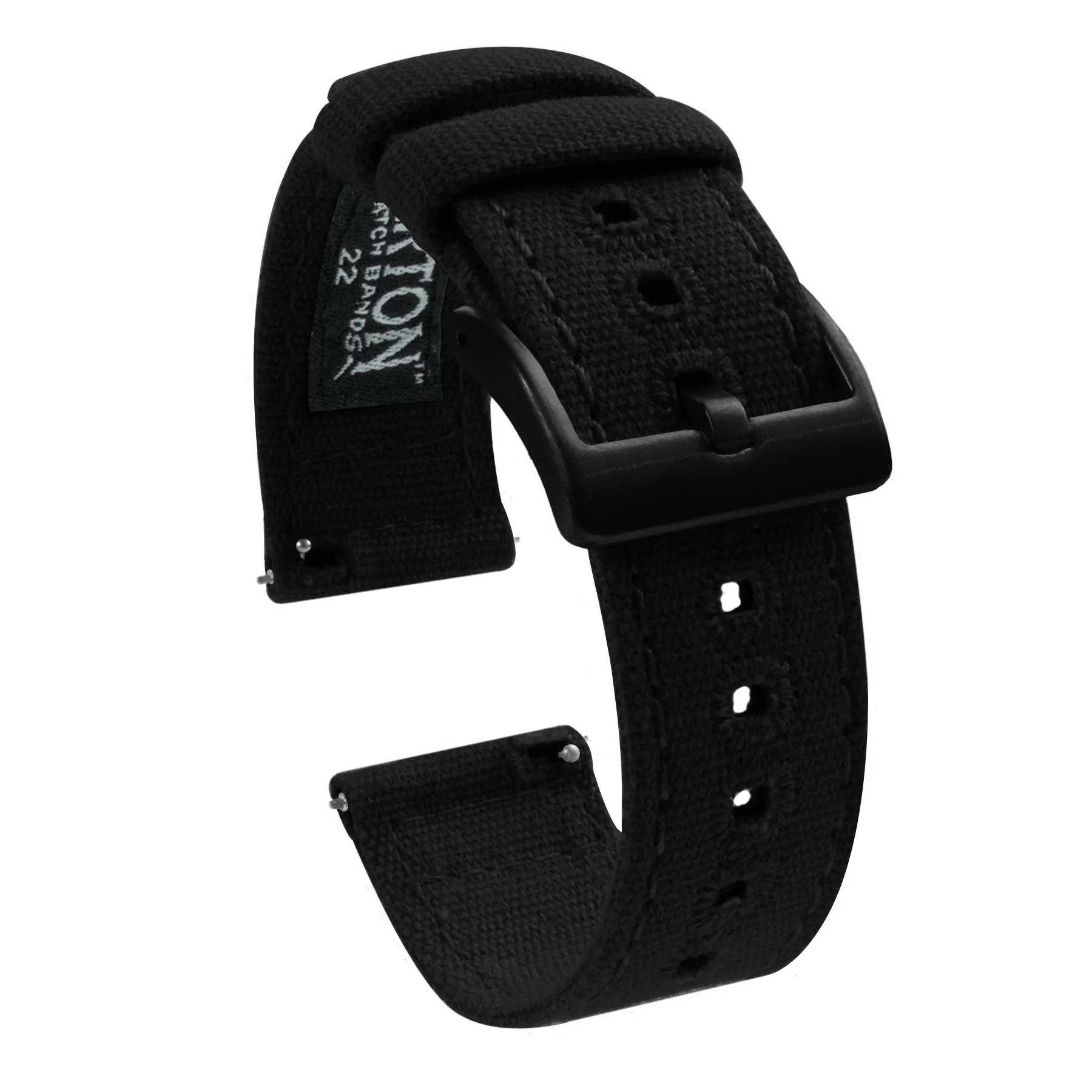 Samsung Galaxy Watch5 Black Canvas Watch Band