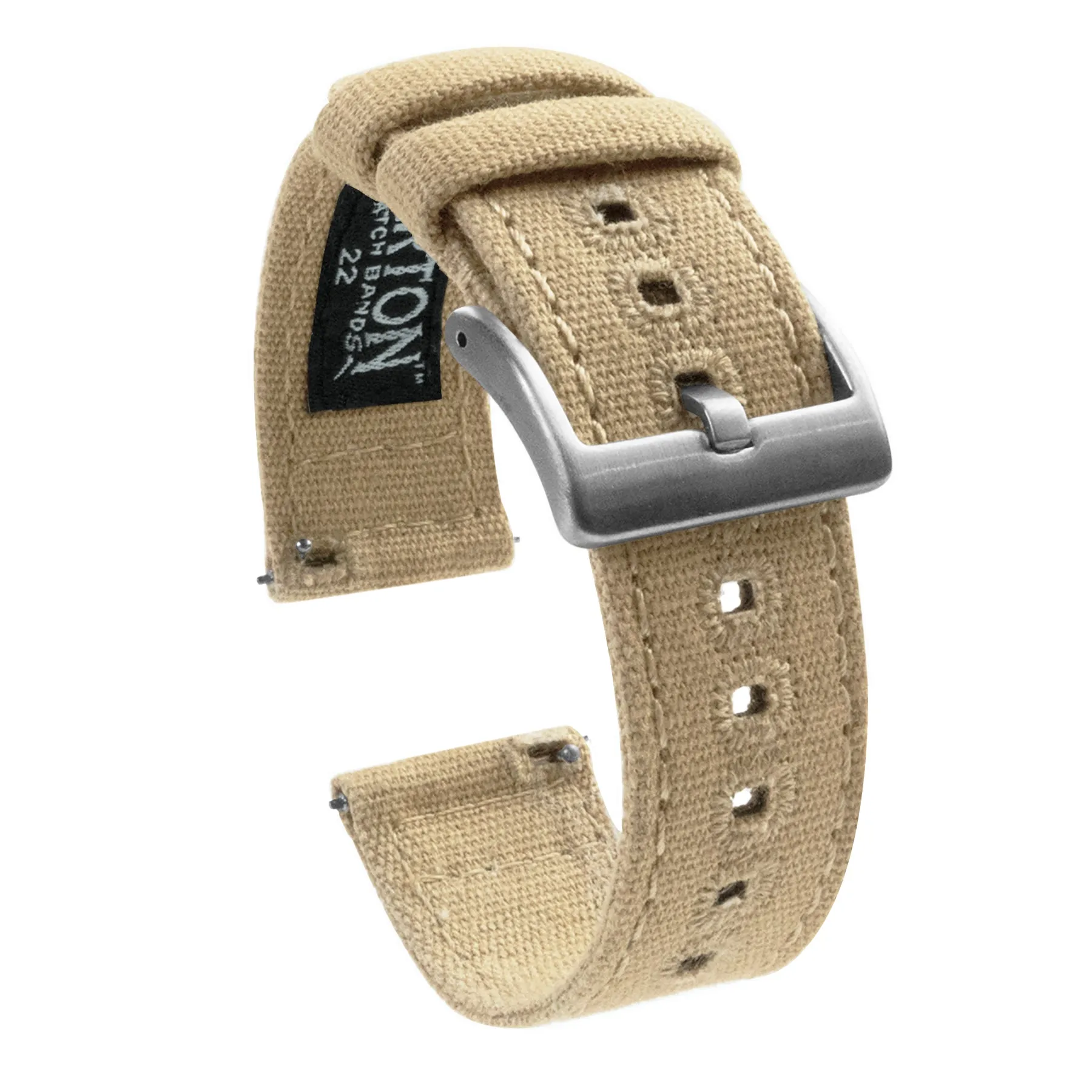 Samsung Galaxy Watch5 Khaki Canvas Watch Band