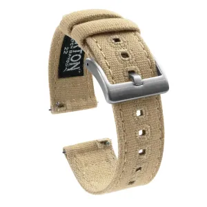 Samsung Galaxy Watch5 Khaki Canvas Watch Band