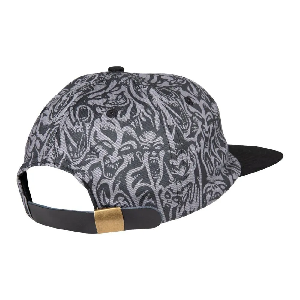 Santa Cruz Cap Opus Dot Label Grey Knox Faces - O/S