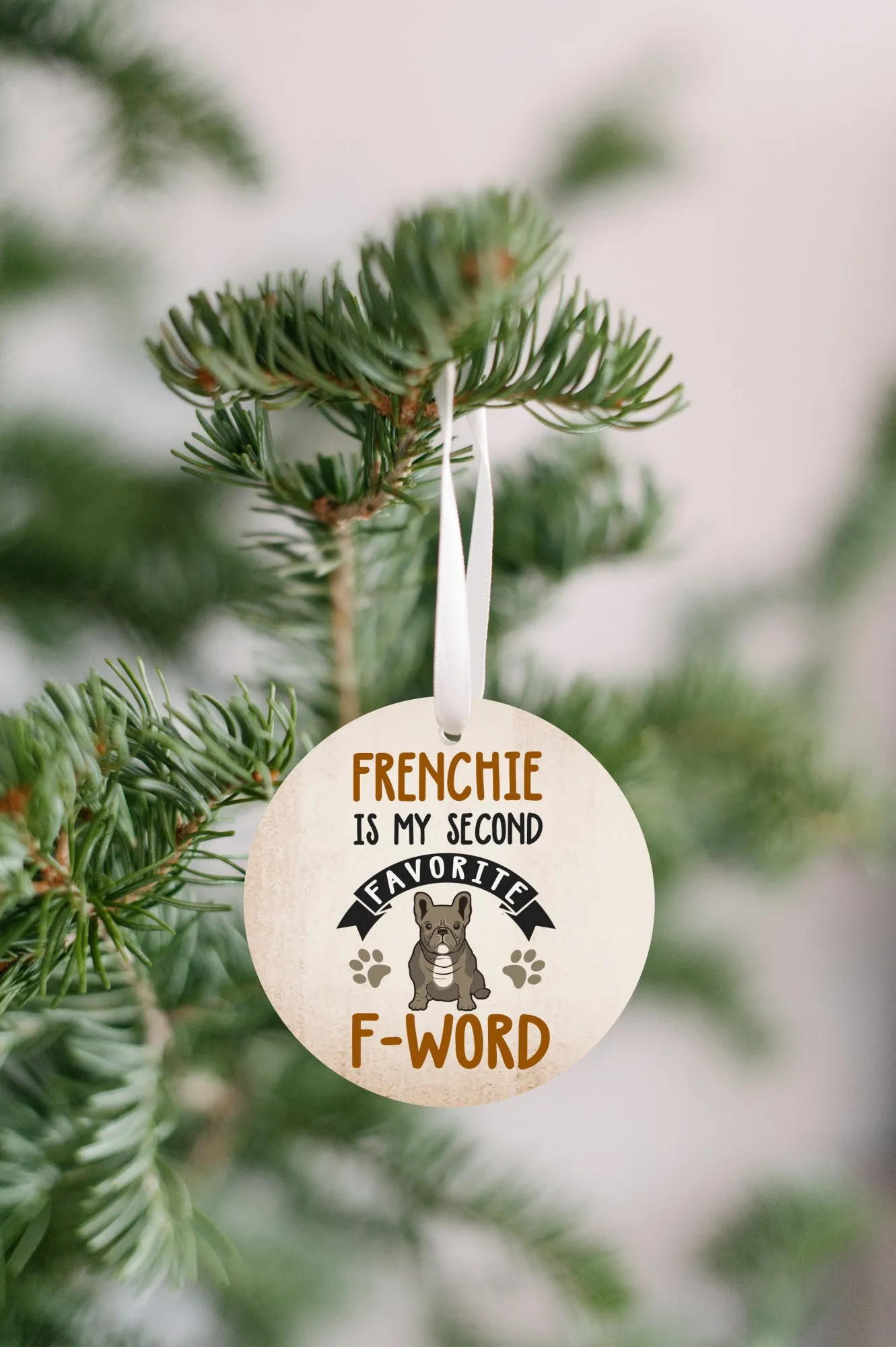 Second Favorite F Word Ornament