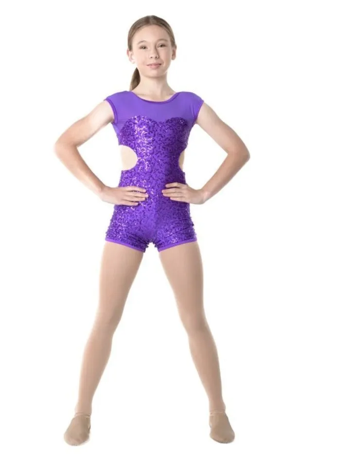 Sequin Biketard CLEARANCE