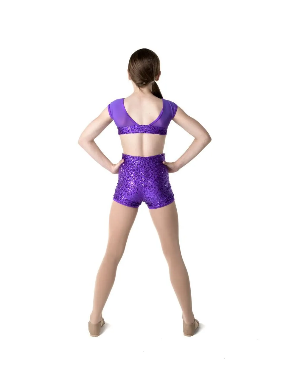 Sequin Biketard CLEARANCE