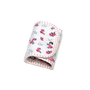 Sewing Kit In A Folding Pouch Scissors Tape Measure Rose Design