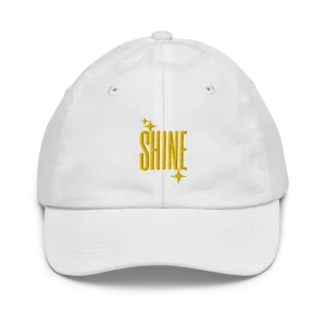 Shine Embroidered Kid's Baseball Cap