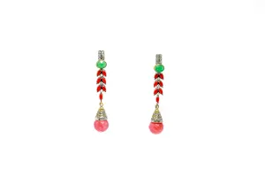 Silver & Gold Dangle Earrings